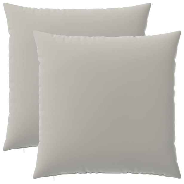 vidaXL Odhazovací polštář 2 ks HEERLEN Šedá 70 x 70 cm Polyester