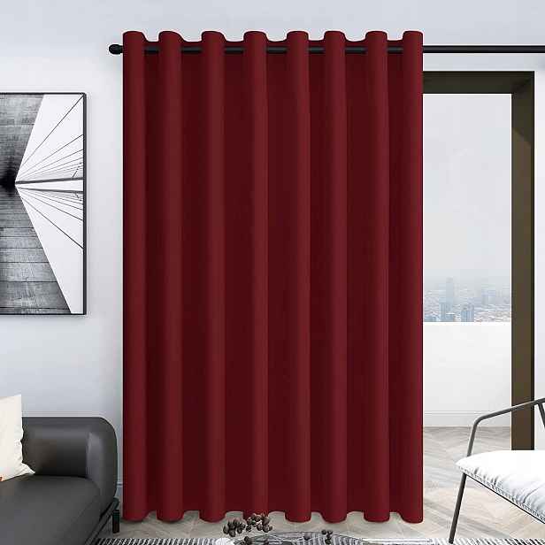 Zatemňovací Závěs 168x229 Červená Oka Blackout