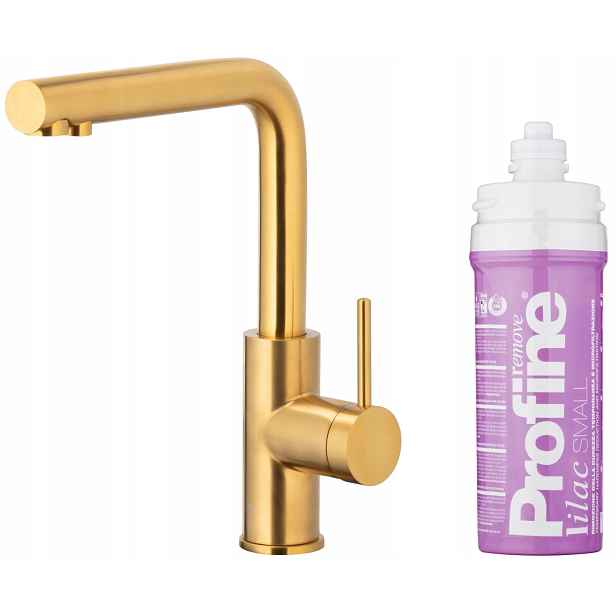 Kfa Kuchyňská Baterie Duero Pure Basic, Zlatá Filtr Profine Lilac Small