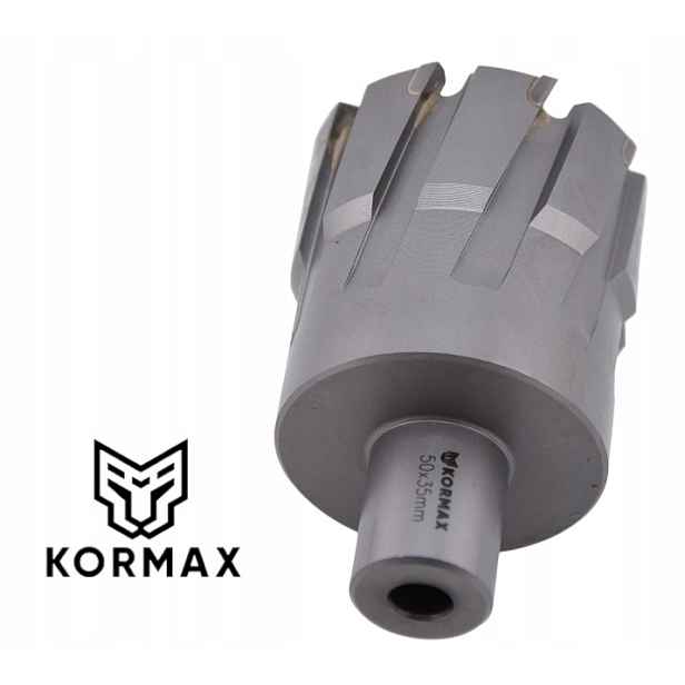 Trepanační fréza s karbidem 52 x 35 mm vrták 52 x 35 Weldon Kormax