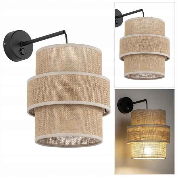 Černé nástěnné svítidlo Calisto inspirované designem pro jídelní stůl Tk Lighting