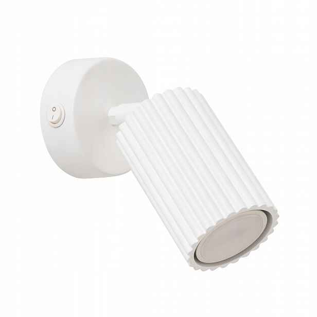 Nástěnná lampa Reflektor Tuba Spot 1x GU10 Bílá Karbon 1541 Sollux