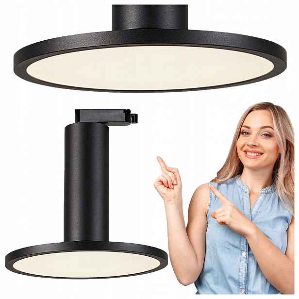 Reflektor Pro Kolejnici 1F Aquilion 12W Led Barva 3000K Černý Otočný