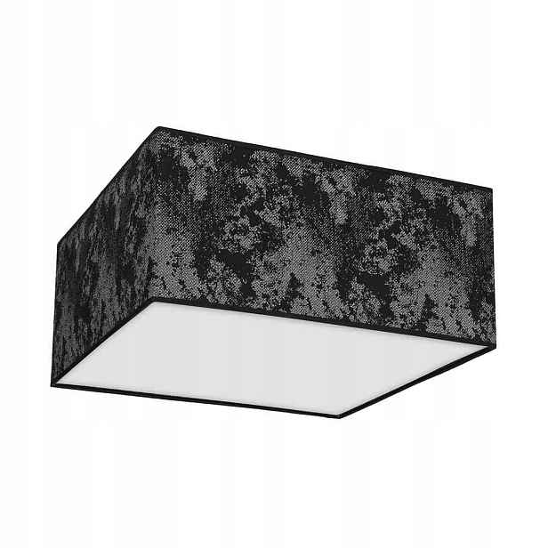 Stropní Svítidlo Stropní Svítidlo Milagro Satino Silver MLP7325 2xE27 40 cm Černá IP20