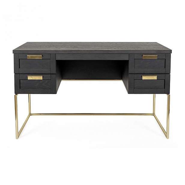 Tmavě šedý pracovní stůl Woodman Pimlico Desk