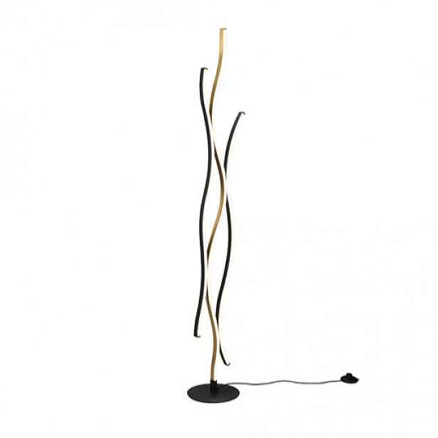 Trio Blaze led stojací lampa mosaz 441210308 TR441210308