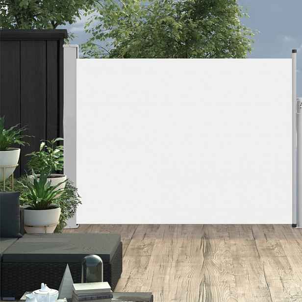 Zatahovací boční markýza 120x500 cm Dekorhome Krémová