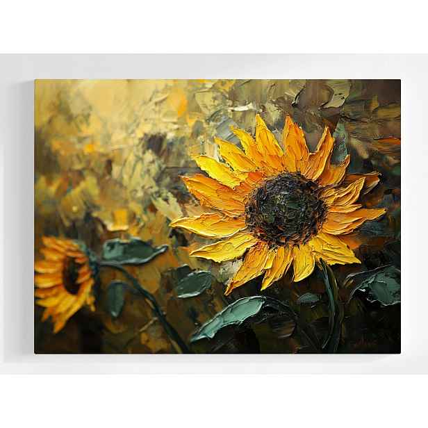 Obraz Na Plátně Canvas Květina Příroda Rostlinnost Příroda Slunečnice 80x60