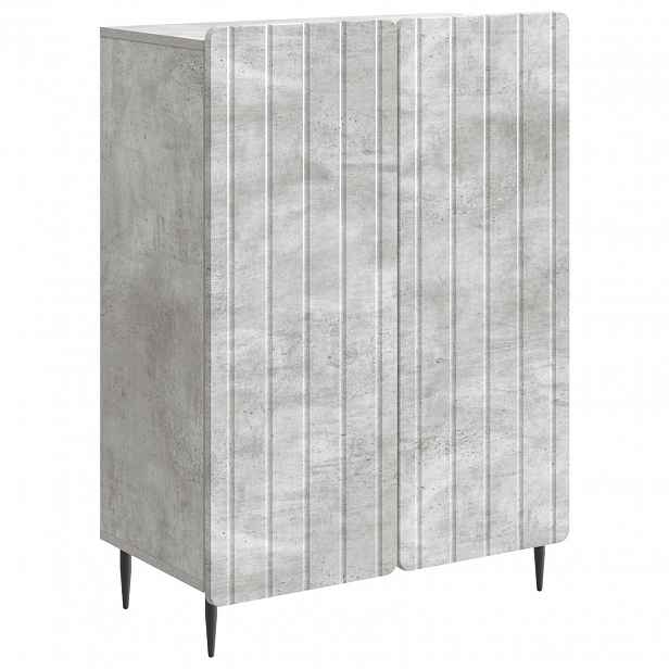 vidaXL Servírovací skříň Betonově šedá 66 x 34,5 x 92 cm