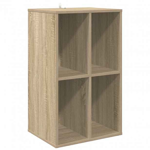 vidaXL Skříň na gramofonové desky Dub sonoma 44,5 x 36,5 x 74,5 cm