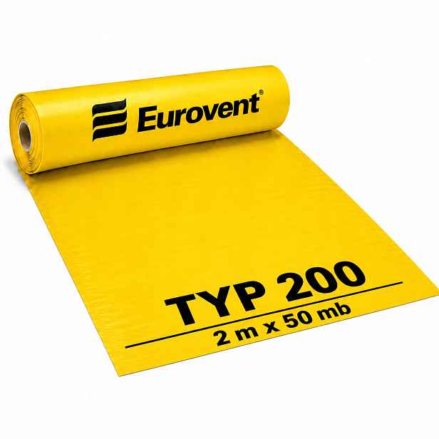 Žlutá Fólie Parotěsná Ochranná Parotěsná Typ 200 2x50 100 m2 Silná