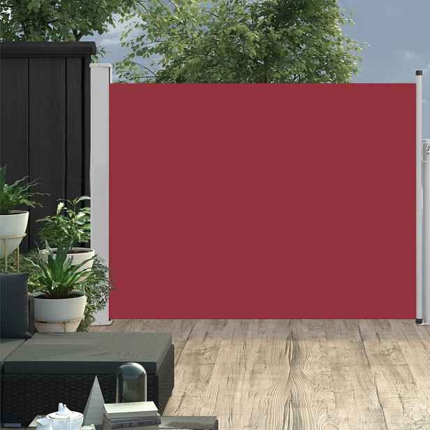 Zatahovací boční markýza 120x500 cm Dekorhome Červená