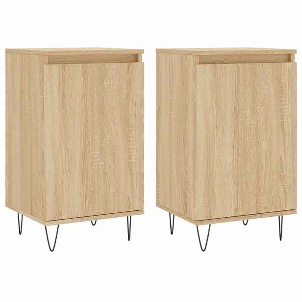 vidaXL Příborníky 2 ks dub sonoma 40 x 35 x 70 cm kompozitní dřevo
