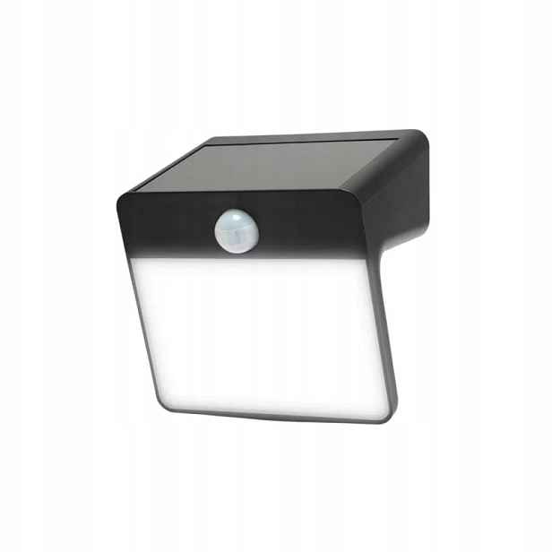 Zahradní nástěnné svítidlo pohybový detektor s integrovaným Led zdrojem 2,6 W, černé Goodhome