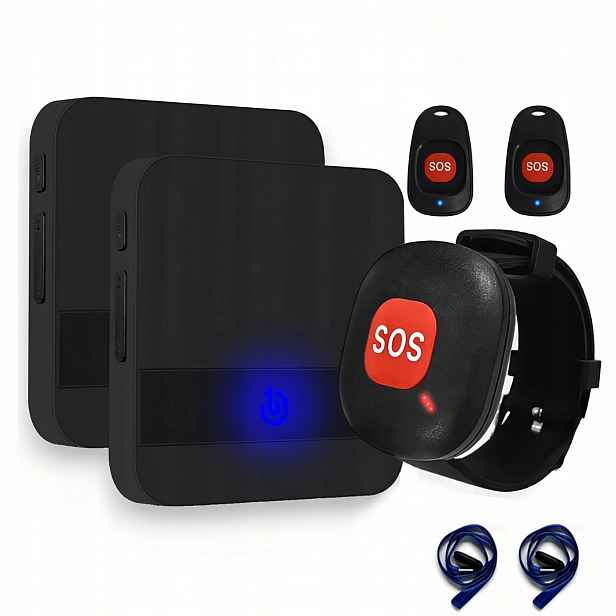 Alarm Pro Seniory Starší Nemocné, Tlačítko Pro Přivolání Pomoci, Náramek