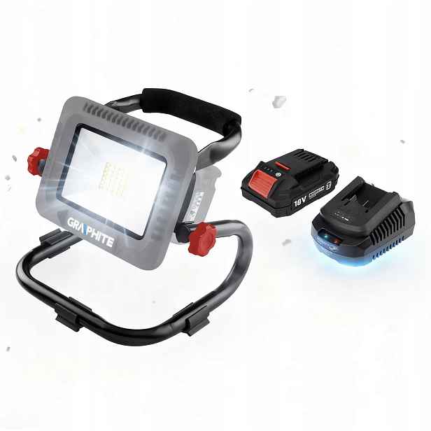 Graphite Lampa Akumulátor 2AH 58GE109 Led Energy+ 18V Li-lon Komplet