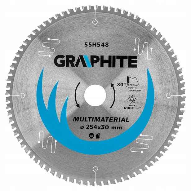 Kotouč pro pilu vidlicový 254 x 30 mm 80T Uni 55H548