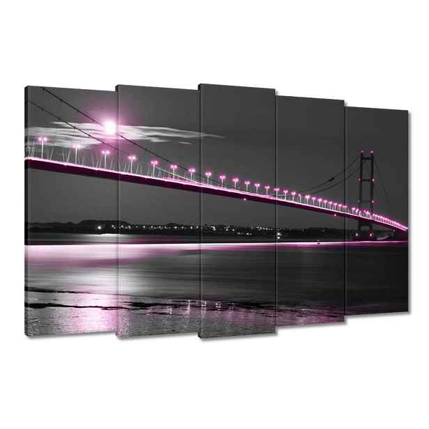 Obrazy 150x95 Fialové osvětlení