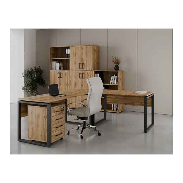 Kancelářská sestava NEJBY GIANNI PREMIUM 1, dub wotan