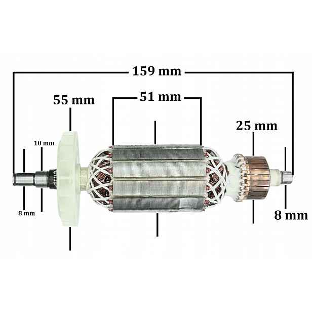 Oběžné kolo pro brusku Dwt 125 Ss (jk 104)