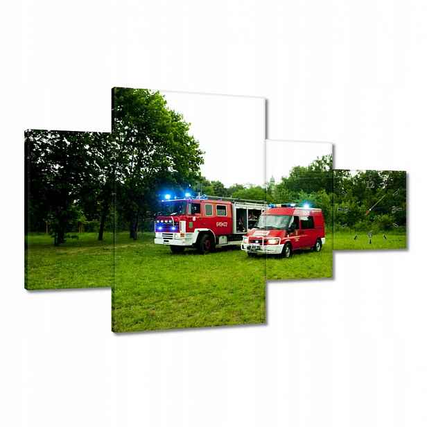 Hodiny 130x80 Hasiči