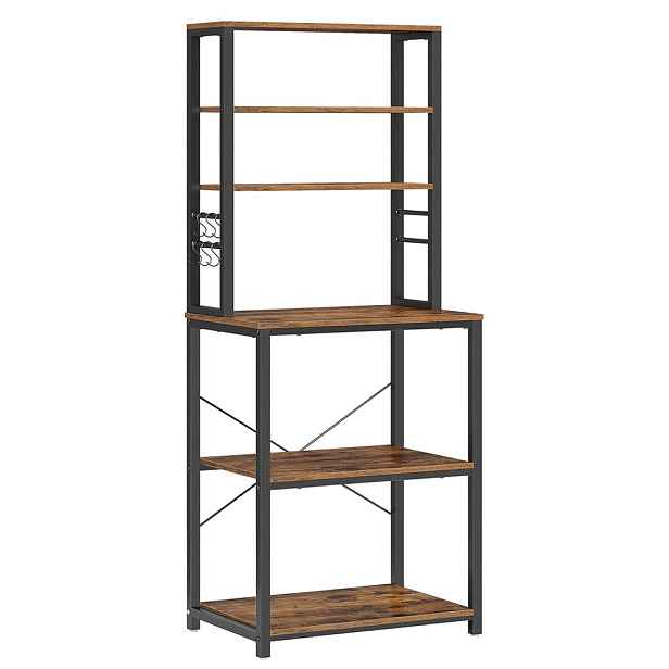Kuchyňský regál, stojící, 6 polic