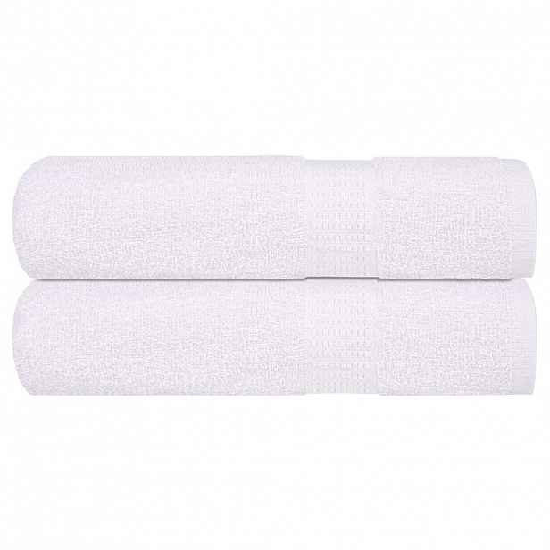 vidaXL Ručníky FROGN 2 ks bílé 50x100 cm 360 g/m²