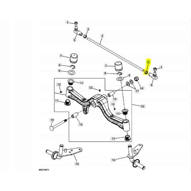 Matice X534 John Deere 14M7613