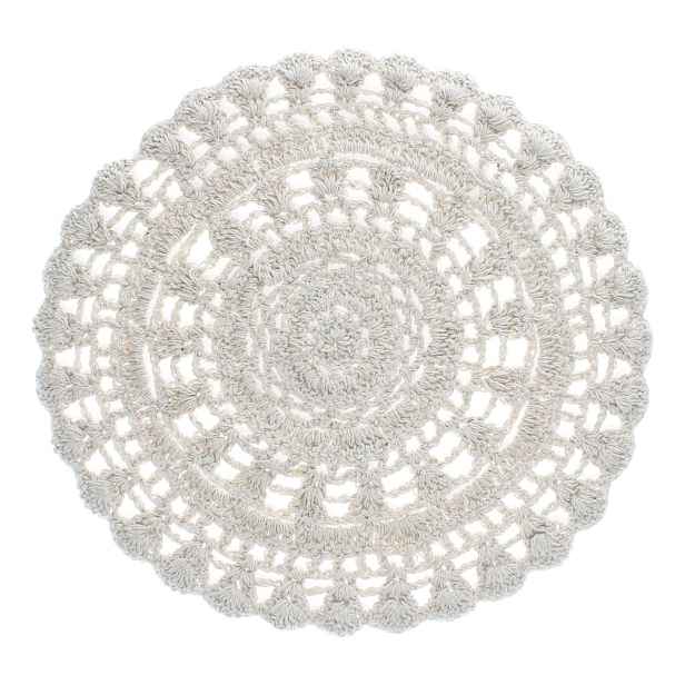 Prostírání s příměsí bavlny ø 35 cm Crochet – Rex London