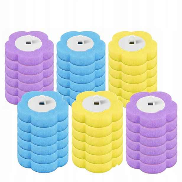 36 x Náhradní náplně Houbičky Na Jedno Použití pro Wc kartáč MIX