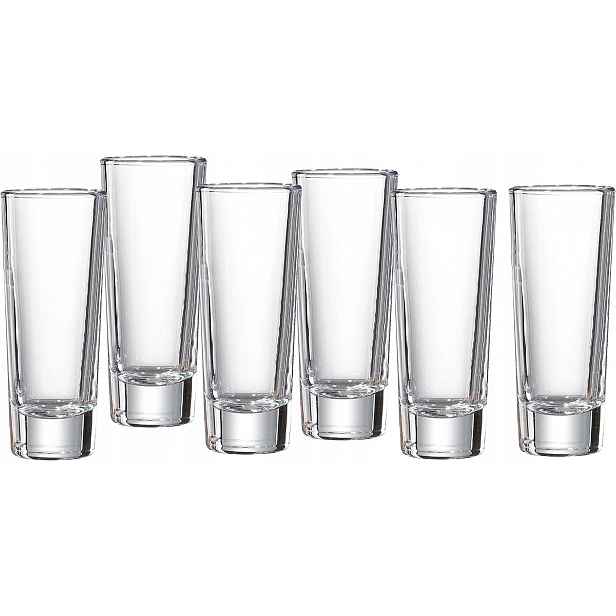 Sada sklenic na panáky a vodku, 6 kusů, 65 ml