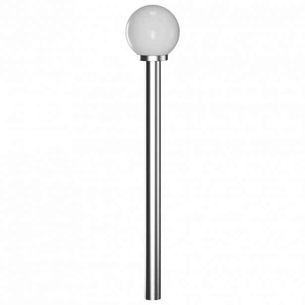 vidaXL Vysoká zahradní lampa s 1 svítidlem 110 cm