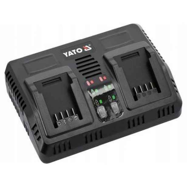 Yato Dvojitá Nabíječka 18 V, 2,2 A
