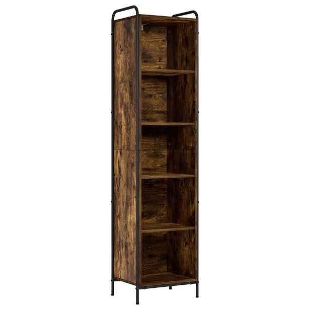 vidaXL Knihovna 55,5 x 33 x 174 cm Kompozitní dřevo Kouřový dub