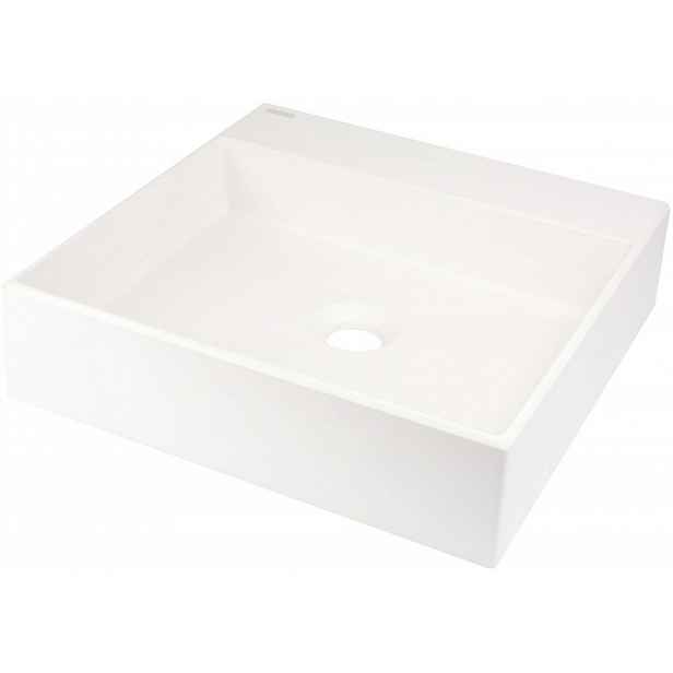 Correo alabaster Granit umyvadlo na desku 400x400 mm (CQR_AU4S) /po/