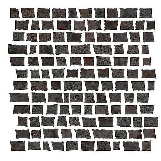 Mozaika Cir Metallo ruggine 30x30 cm mat 1062377