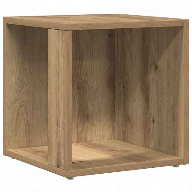 vidaXL Side Table 33 x 33 x 34 cm Engineered wood Dub artisan