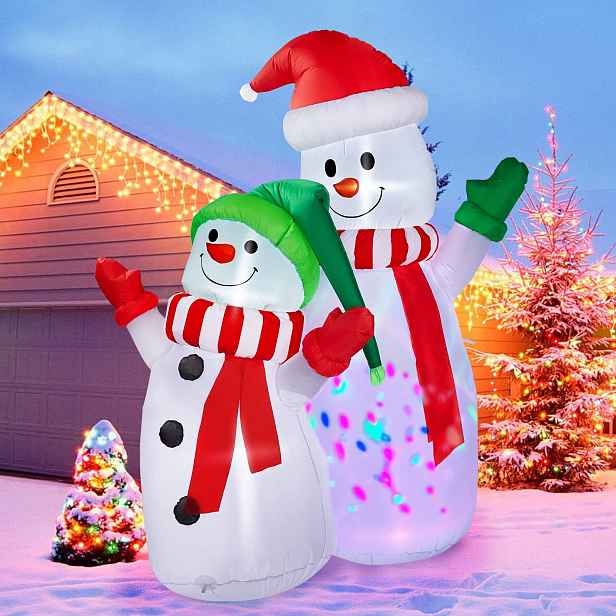 Camuland 180 cm plnitelný sněhulák s Led osvětlením