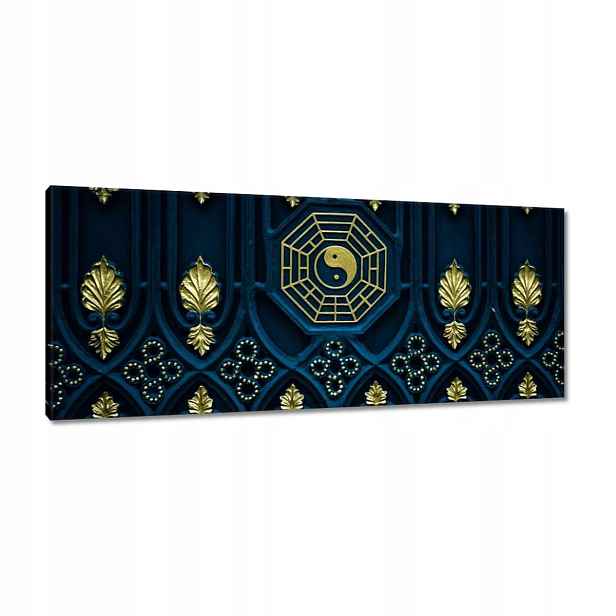 Obrazy 100x40 Abstrakce Zlatá harmonie