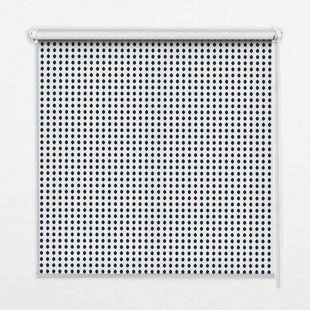 TULUP VNITŘNÍ roleta - okenní roleta - roleta - 80x140 cm - Černé ovály