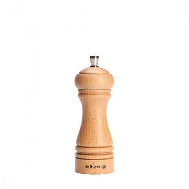 Dřevěný mlýnek na sůl, 14 cm, "Java", Natural - de Buyer