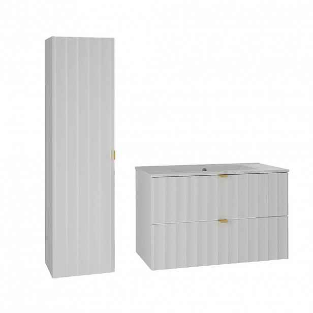Petits-meubles KOUPELNOVÝ NÁBYTEK 80cm Lexa 2er-Set Bílá