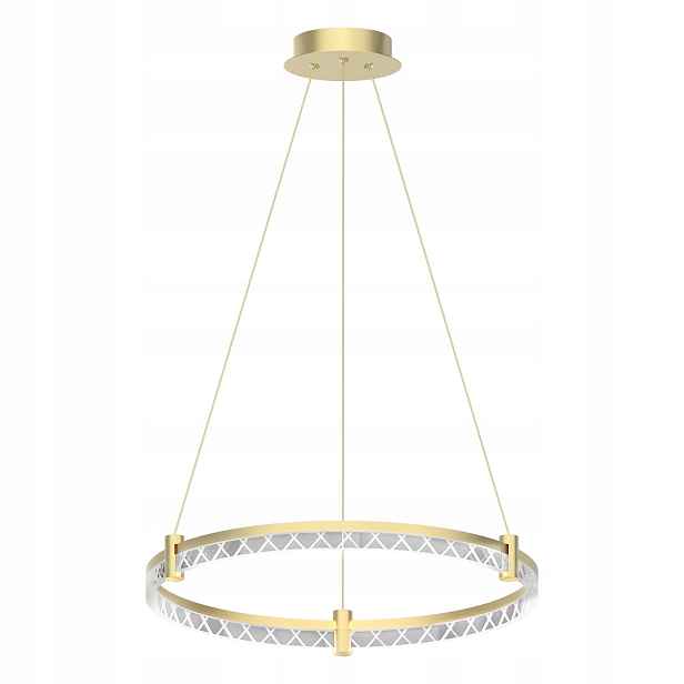 Závěsná lampa Milagro Elegance ML0996 Led 36W 2300lm 60cm Zlatá 4000K
