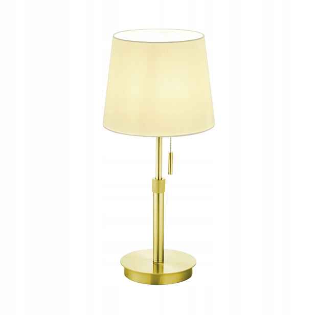 Stolní lampa Trio Lyon zlatá, kov, E27, nastavitelná výška 45-56 cm