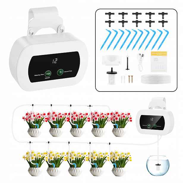 Automatický Zavlažovací Systém Pro Květiny V Květináčích, Usb Sada