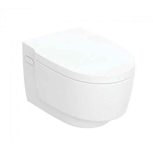 Geberit AquaClean - Elektronický bidet Mera Comfort s keramikou, závěsný, TurboFlush, SoftClosing, KeraTect, bílá 146.210.11.1