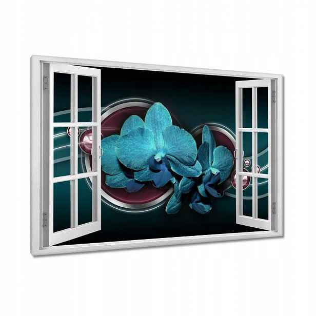 Obrazy 90x60 Modrý orchidej