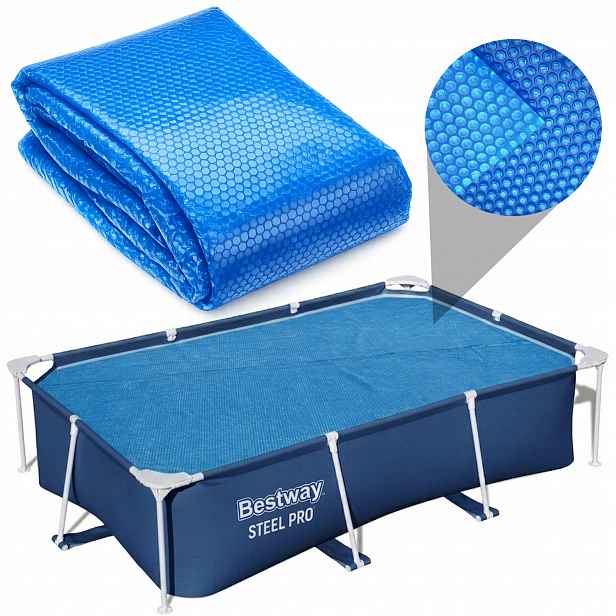 Silná 220-mikronová krycí plachta fólie do bazénu Bestway 56404
