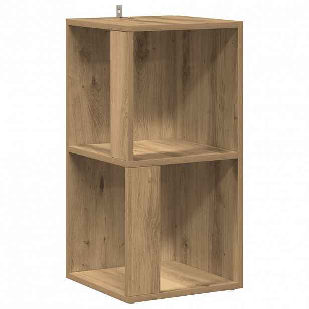vidaXL Rohové police 33 x 33 x 67 cm Engineered wood Dub artisan
