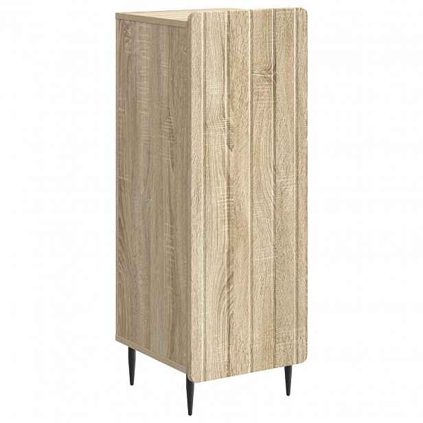 vidaXL Servírovací skříň Dub sonoma 34,5 x 33 x 92 cm Kompozitní dřevo